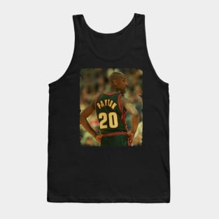 Gary Payton - Vintage Design Of Basketball Tank Top